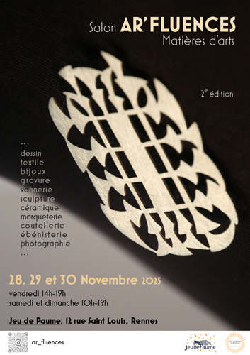 salon Ar'Fluences affiche 2025